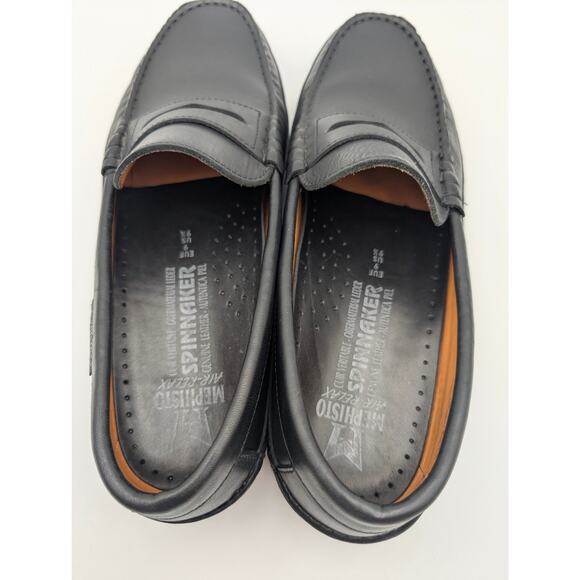 Mephisto Cap Vert Penny Loafer Shoes Men's Black Leather Size US9.5 EU42.5 - Picture 5 of 14